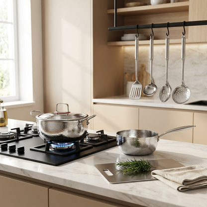 Atlas | Choice Bundle: 2 Pans + Utensils Set+ Chopping Board