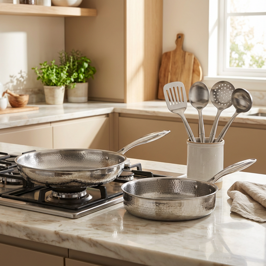 Atlas | Essential Duo: 2 Pans + Utensils Set