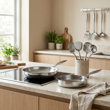 Atlas | Everyday Cooking Set: 2 Pans + Utensils Set