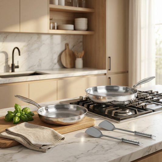 Atlas | Titanium Hammered Pan Pro Duo Set