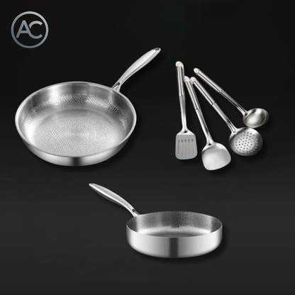 Atlas | Essential Duo: 2 Pans + Utensils Set