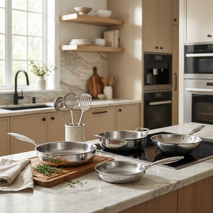 Atlas | Family Feast Bundle: 4 Pans + Utensils Set